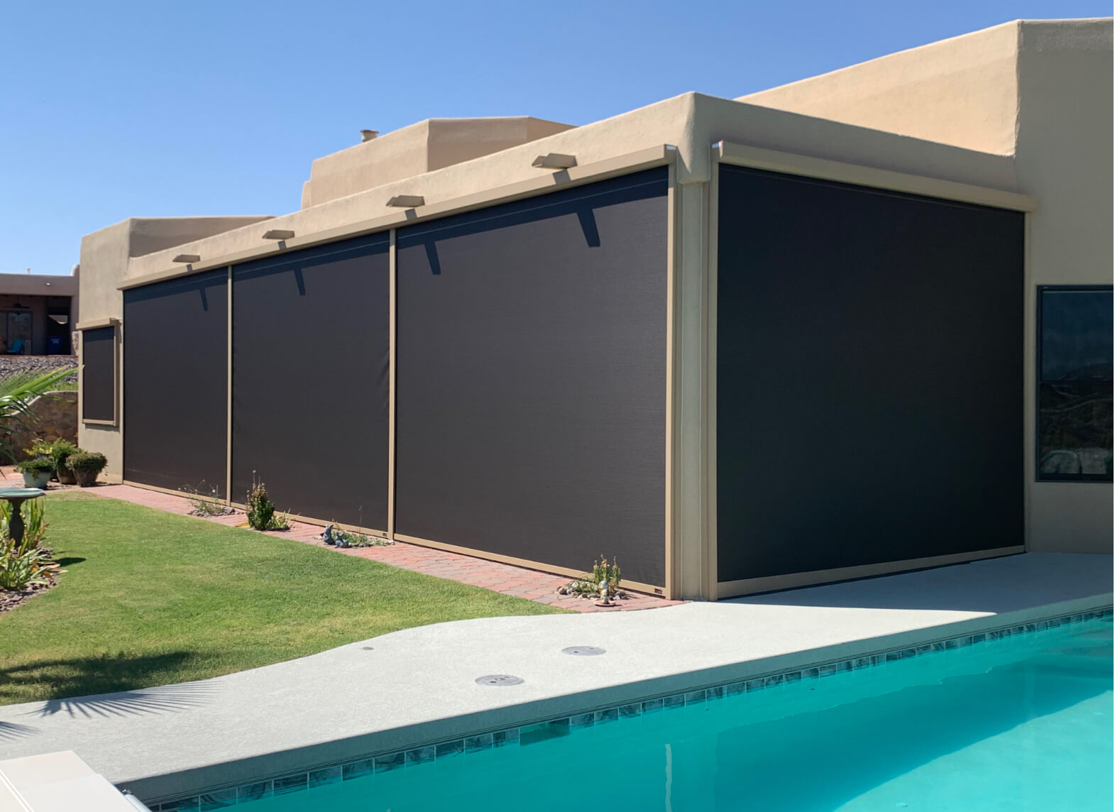 Retractable Solar Screens in El Paso Southwestern Home Products